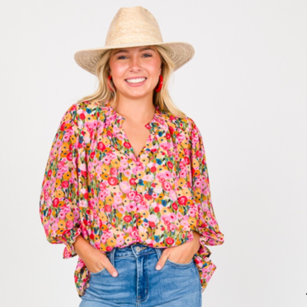 NWT Entro The Bloom Top size M - Picture 2 of 11